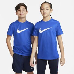 Nike Dri-FIT Trophy Big Kids&#039; Graphic Short-Sleeve Training Top DX5411-480