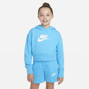 Nike Sportswear Club Big Kids&#039; (Girls&#039;) French Terry Cropped Hoodie DC7210-416