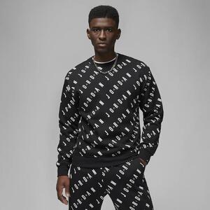 Jordan Essentials Men&#039;s Graphic Fleece Crew-Neck Sweatshirt DX9173-010