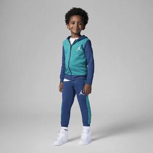Jordan Little Kids&#039; Speckle Full-Zip Fleece Hoodie and Pants Set 85B818-U41
