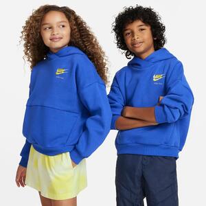 Nike Sportswear Icon Fleece Big Kids&#039; Oversized Pullover Hoodie DX5142-480