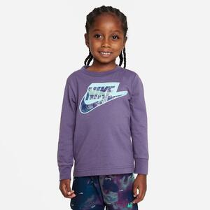 Nike Futura Printed Long Sleeve Tee Toddler T-Shirt 76K302-P5Q