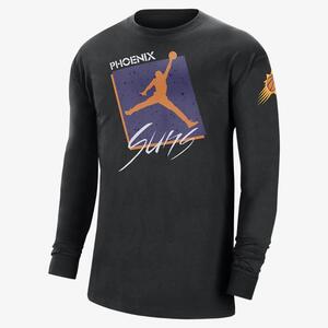 Phoenix Suns Courtside Statement Edition Men&#039;s Jordan Max90 NBA Long-Sleeve T-Shirt DZ5557-010
