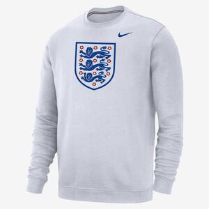 England Club Fleece Men&#039;s Crew-Neck Sweatshirt M33778PTWHI-ENG