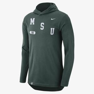 Michigan State Men&#039;s Nike Dri-FIT College Hooded Long-Sleeve T-Shirt DR4149-397