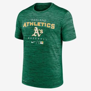 Nike Dri-FIT Velocity Practice (MLB Oakland Athletics) Men&#039;s T-Shirt NKM538YFZ-KT5