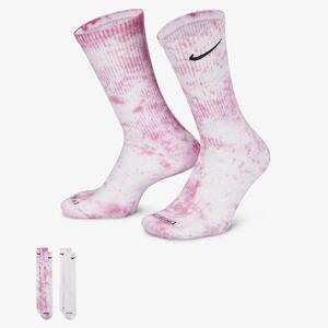 Nike Everyday Plus Cushioned Tie-Dye Crew Socks (2 Pairs) DM3407-913