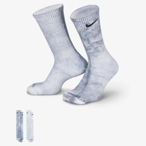 Nike Everyday Plus Cushioned Tie-Dye Crew Socks (2 Pairs) DM3407-911