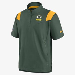Nike Sideline Coach Lockup (NFL Green Bay Packers) Men&#039;s Short-Sleeve Jacket NS15063K7T-63Q