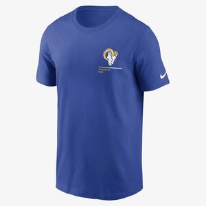 Nike Team Incline (NFL Los Angeles Rams) Men&#039;s T-Shirt N1994EV95-0Y7