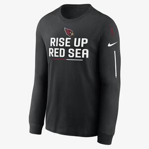 Nike Team Slogan (NFL Arizona Cardinals) Men&#039;s Long-Sleeve T-Shirt NKAC00A71-0YK