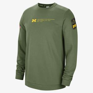 Jordan College Dri-FIT (Michigan) Men&#039;s Crew-Neck Sweatshirt DQ2094-328