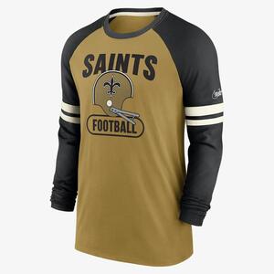 Nike Dri-FIT Historic (NFL New Orleans Saints) Men&#039;s Long-Sleeve T-Shirt NKNQ10EQV7U-ILA