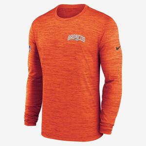 Nike Dri-FIT Velocity Athletic Stack (NFL Denver Broncos) Men&#039;s Long-Sleeve T-Shirt NS1689N8W-62Y