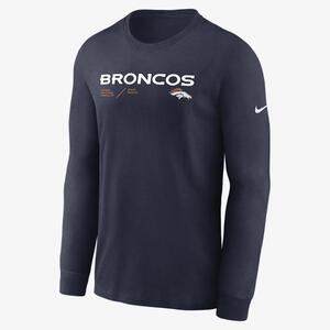 Nike Dri-FIT Infograph Lockup (NFL Denver Broncos) Men&#039;s Long-Sleeve T-Shirt NS2741S8W-7HU