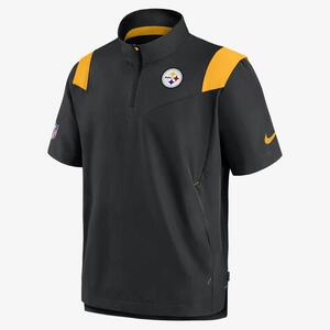 Nike Sideline Coach Lockup (NFL Pittsburgh Steelers) Men&#039;s Short-Sleeve Jacket NS15057Y7L-63Q