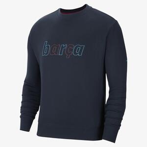 FC Barcelona Men&#039;s French Terry Crew Sweatshirt DA2950-451