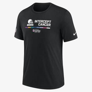 Nike Dri-FIT Crucial Catch (NFL Cleveland Browns) Men&#039;s T-Shirt NS5500AZU8-8UP