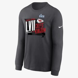 Nike Super Bowl LVII Bound Local (NFL Kansas City Chiefs) Men&#039;s Long-Sleeve T-Shirt NPAC06F7GX-C6X