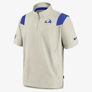 Nike Sideline Coach Lockup (NFL Los Angeles Rams) Men&#039;s Short-Sleeve Jacket NS15987Z95-63Q