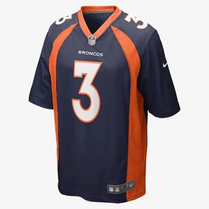 NFL Denver Broncos (Russell Wilson) Men&#039;s Game Football Jersey 67NMDVGA8WF-8Z0