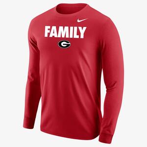 Georgia Men&#039;s Nike College Long-Sleeve T-Shirt M12333P289-GEO