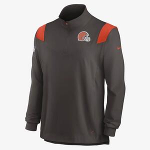 Nike Repel Coach (NFL Cleveland Browns) Men&#039;s 1/4-Zip Jacket NS35010K93-63Q
