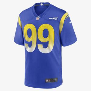 NFL Los Angeles Rams (Aaron Donald) Men&#039;s Game Football Jersey 67NM2NA-LA3
