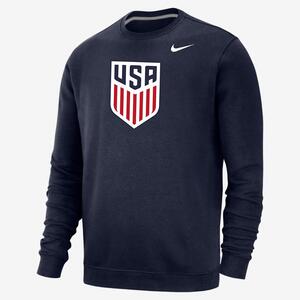 USA Club Fleece Men&#039;s Crew-Neck Sweatshirt M33778DLNAV-USA