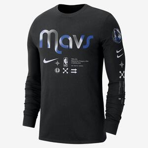 Dallas Mavericks Men&#039;s Nike NBA Long-Sleeve T-Shirt DZ0342-010
