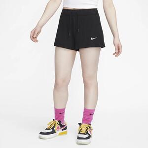 Nike Sportswear Women&#039;s High-Waisted Ribbed Jersey Shorts DV7862-010