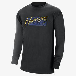 Golden State Warriors Courtside Men&#039;s Nike NBA Long-Sleeve Max90 T-Shirt DZ0024-010