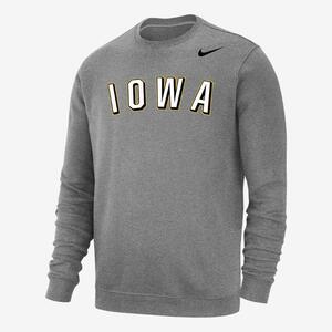 Iowa Club Fleece Men&#039;s Nike College Sweatshirt M33778P287-IOW
