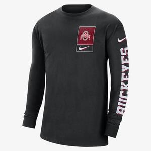Ohio State Men&#039;s Nike College Long-Sleeve T-Shirt DZ3886-010