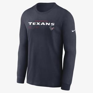 Nike Dri-FIT Infograph Lockup (NFL Houston Texans) Men&#039;s Long-Sleeve T-Shirt NS2741L8V-7HU
