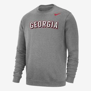 Georgia Club Fleece Men&#039;s Nike College Sweatshirt M33778P287-GEO