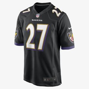 NFL Baltimore Ravens (J.K. Dobbins) Men&#039;s Game Football Jersey 67NMBLGA8GF-2KK