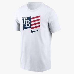 Nike Americana Flag (MLB Tampa Bay Rays) Men&#039;s T-Shirt N19910ARAY-0RU