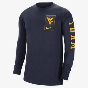 West Virginia Men&#039;s Nike College Long-Sleeve T-Shirt DZ3897-419