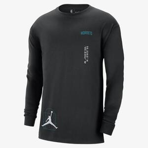 Charlotte Hornets Courtside Max90 Men&#039;s Nike NBA Long-Sleeve T-Shirt DV3916-010