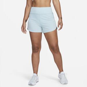 Nike Dri-FIT Bliss Women&#039;s High-Waisted 3&quot; Brief-Lined Shorts DX6018-442