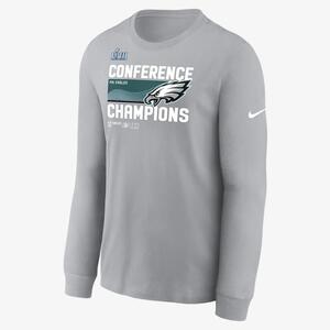 Nike 2022 NFC Champions Trophy (NFL Philadelphia Eagles) Men&#039;s Long-Sleeve T-Shirt NPAC01V86Z-QC9