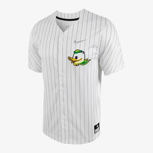 Oregon Men&#039;s Nike College Full-Button Baseball Jersey P33124J491-ORE