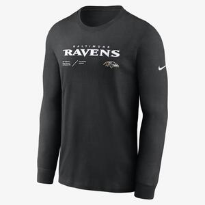 Nike Dri-FIT Infograph Lockup (NFL Baltimore Ravens) Men&#039;s Long-Sleeve T-Shirt NS2700A8G-7HU