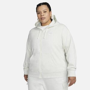 Nike Sportswear Club Fleece Women&#039;s Full-Zip Hoodie (Plus Size) DV5211-141