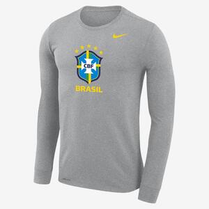 Brazil Legend Men&#039;s Nike Dri-FIT Long-Sleeve T-Shirt M22419OODGH-BRA