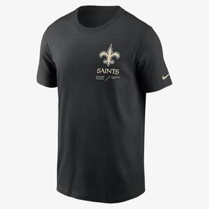 Nike Dri-FIT Lockup Team Issue (NFL New Orleans Saints) Men&#039;s T-Shirt NS2200A7W-7HQ