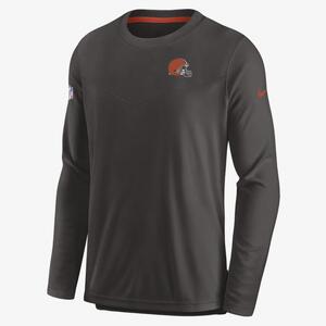 Nike Dri-FIT Lockup (NFL Cleveland Browns) Men&#039;s Long-Sleeve Top NS44010K93-5N7