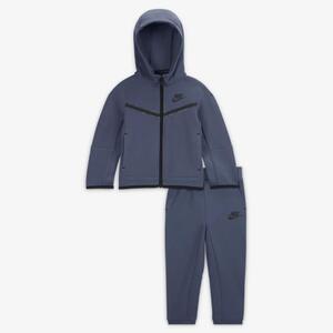 Nike Sportswear Tech Fleece Baby (12-24M) Zip Hoodie and Pants Set 66H052-U6B