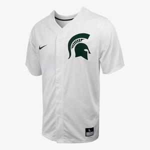 Michigan State Men&#039;s Nike College Full-Button Baseball Jersey P33920J402-MSU